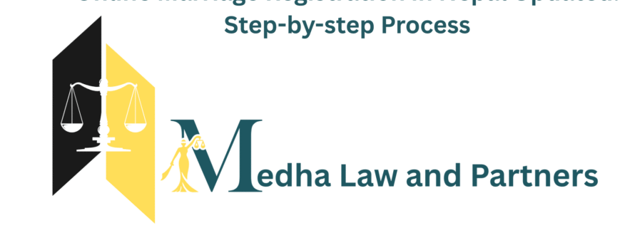 Online marriage registration in Nepal showing digital application, document upload, and District Court verification